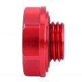 Car Oil Filler Cover Aluminium Alloy Engine Fuel Tank Cap Red
