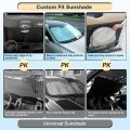 Cartist Windshield Sun Shade Fits For 2021 2022 2023 Ford Mustang Mach-e Accessories Foldable Car Front Windowshade Visor