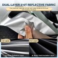 Cartist Windshield Sun Shade Fits For 2021 2022 2023 Ford Mustang Mach-e Accessories Foldable Car Front Windowshade Visor