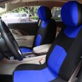 X Autohaux Universal Front Car Seat Cover Kit Flat Cloth Fabric Protector Pad For Most Truck Suv Black Blue
