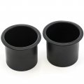 Red Hound Auto 2 Center Console Front Cup Holder Inserts 2010-2017 For Gmc Terrain Liner Black Replacement 