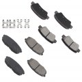 Ocpty Ceramic Brake Pads Front Rear Set 8pcs Fit For Kia Soul 2014-2016
