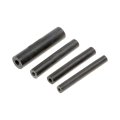 Vacuum Tubing Connector Assortment 4 Piece Vinyl Straight Connectors Black 1 8 In 5 32 36 1 Sizes 