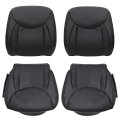 Perforated Black Microfiber Leather Seat Covers For Lexus Ls430 2001 2002 2003 2004 2005 2006 Front Driver And Passenger Bottom 