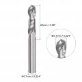 Uxcell Solid Carbide Drill Bits 5 7mm C2 K20 Tungsten Jobber Straight Shank Drilling Tool For Stainless Steel Aluminum Iron
