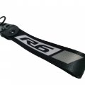 Grey Motorcycle Metal Key Holder Chain Tag With Stamp Logo Nylon Rope For Yamaha Yzf R6 Yzfr6 636
