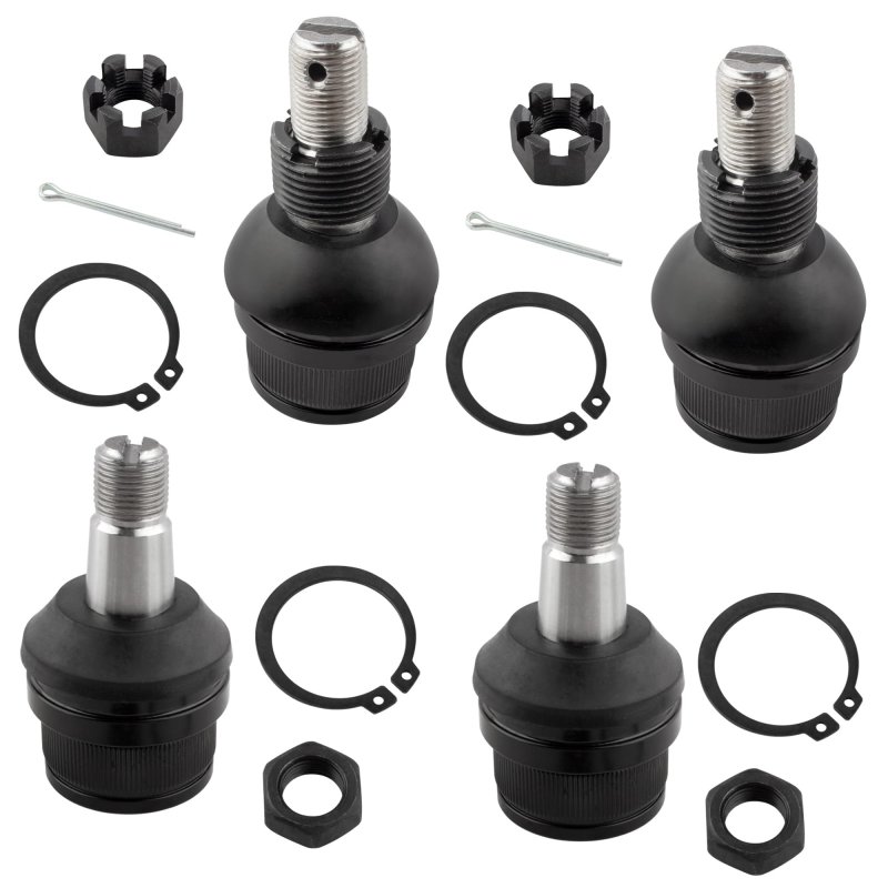 Boxi 4pcs Front Upper Lower Ball Joints Fit For Chevy Blazer K10 K20 Pickup Suburban K5 V10 V20 For Dodge Ramcharger W100 W150