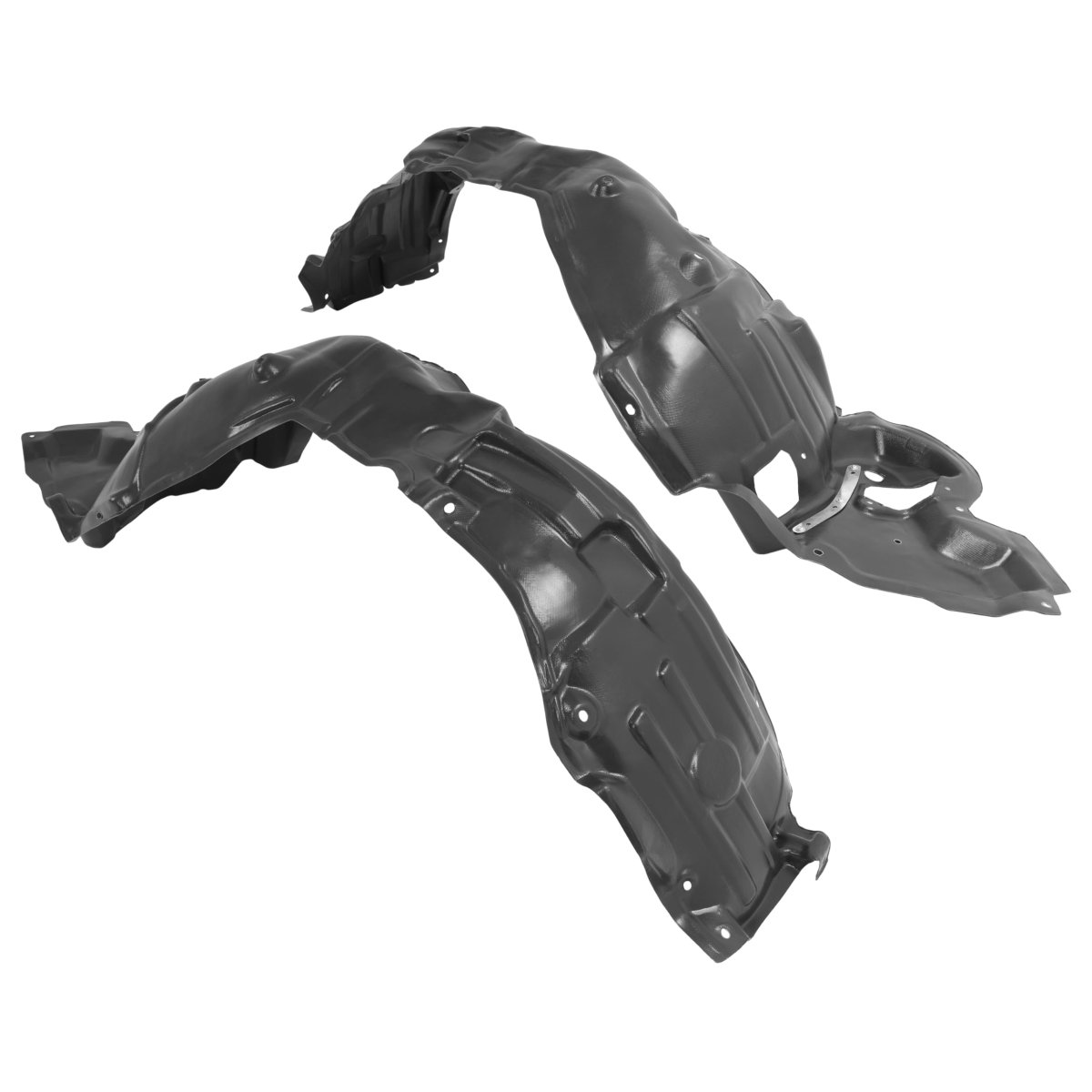 Front Fender Liner Inner Panel Set For 2006-2008 Lexus Is250 Is350 Replacement 5380553020 5380653020 Lx1250112 Lx1251112 Driver