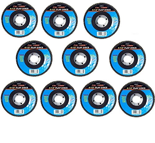 Cal-hawk 20 Pack 4-1 2 Auto Body Sanding Flap Discs 120 Grit