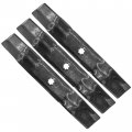Caltric 3 Deck Blade Compatible With John Deere 145 155c D140 D150 D160 La130 La140 Gx21784 Gy20852