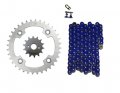 Blue 520x98 O-ring Drive Chain 15 36 Sprockets 2006-09 For Suzuki Lt-r450 