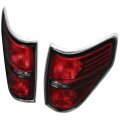 Kuafu Tail Light Brake Lamp Compatible With 2009-2014 Ford F-150 F150 Replacement For Fo2819150 Fo2818148 Black Housing Clear