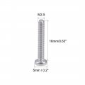 Uxcell M2 5x16mm Machine Screws Pan Phillips Cross Head Screw 304 Stainless Steel Fasteners Bolts 100pcs