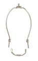B P Lampa 9 Inch Regular Weight Lamp Harp Polished Nickel Finish 