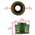 Caltric Exhaust Valve Kit Compatible With Kawasaki Mule 3010 Kaf620 4x4 2007-2008 12005-2093
