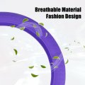 Uxcell Universal Silicone 14 6 37cm Steering Wheel Cover Foldable Tire Design Protector Interior Trim For Car Purple
