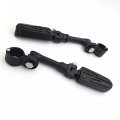 Xkh Group Motorcycle Black Adjustable Highway Peg Mounting Kit Lightning Footrest For V-star Roadstar Suzuki Boulevard With 1-1