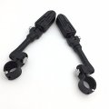 Xkh Group Motorcycle Black Adjustable Highway Peg Mounting Kit Lightning Footrest For V-star Roadstar Suzuki Boulevard With 1-1