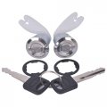 2 Sets Door Lock Cylinder W Keys For Ford F-250 1996 Black Finish Standard Cab Pickup
