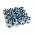 Customadeonly Set Of 16 Open End Bulge Acorn Steel Lug Nuts M14x1 5 Thread Studs 19mm Hex Zinc Finish Wheel Conical Cone Seat