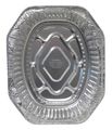 Durable Packaging 40010 Disposable Aluminum Oval Roasting Pan Extra Large 18-1 2 X 14 3-3 8 Deep Pack Of 50 