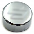 Smt-chrome Billet Aluminum Brake Fluid Reservoir Cap Cover S Engraved For Universal Bikes With 40mm Diameter Round B00rnir3m0 