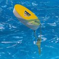 Graphics More Drexel University Secondary Logo Floating Keychain Oval Foam Fishing Boat Buoy Key Float