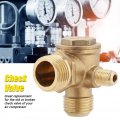 Brass Air Compressor Check Valve Male Thread 90 Degree Normal Pressure Accessories 0 8x0 7x0 4 Inches Used For