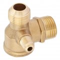 Brass Air Compressor Check Valve Male Thread 90 Degree Normal Pressure Accessories 0 8x0 7x0 4 Inches Used For