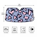 Pink Hearts Car Sunshade Windshield Sun Shade Window Shades Accordion Foldable Auto For Harmful Uv Rays 55 X 27 6 In