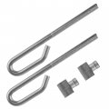 Caltric 2 Deck Lift Bolt Nut Trunnion Compatible With John Deere S100 S110 La150 La155 La165 La175