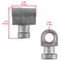 Caltric 2 Deck Lift Bolt Nut Trunnion Compatible With John Deere S100 S110 La150 La155 La165 La175