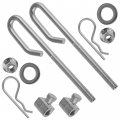 Caltric 2 Deck Lift Bolt Nut Trunnion Compatible With John Deere S100 S110 La150 La155 La165 La175