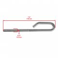 Caltric 2 Deck Lift Bolt Nut Trunnion Compatible With John Deere S100 S110 La150 La155 La165 La175