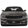 Ipick Image Compatible With Dodge Charger 3d Logo On Black Carbon Fiber Patten Stainless Steel License Plate