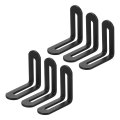 6pcs Adjustable L-shape Corner Brace With Slot 28 X 2 Inch Stainless Steel Slotted Right Angle Bracket For Wooden Furniture 