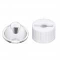 Uxcell 10 Pcs 20mm Led Lens 8 Degree With White Holder For Light