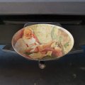 Christmas Holiday Retro Antique Dear Santa Letters Oval Tow Trailer Hitch Cover Plug Insert