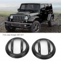 Fydun 2pcs Turn Signal Light Guard Covers Fit For Jeep Wrangler 2007-2017
