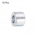 Uxcell 10pcs Aluminum Spacer 3 8 Bore X 4 Od 1 2 Length Screw Standoff Bushing Plain Finish Round Metal For Id Screws Bolts And