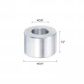 Uxcell 10pcs Aluminum Spacer 3 8 Bore X 4 Od 1 2 Length Screw Standoff Bushing Plain Finish Round Metal For Id Screws Bolts And