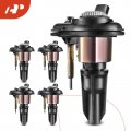 A-premium Ignition Coils Pack Compatible With Chevrolet Chevy Trailblazer 2002-2005 4 2l Gmc Canyon 20-2006 2 8l 3 5l Envoy 4