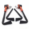 Smt-universal- Black Golden Red Adjustable Angle Cnc 7 8 Protector Proguard Pro Brake Clutch Levers Protect Guard For Suzuki 