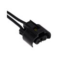 Fog Light Connector For Lincoln Aviator 2003 2004 2005 Male Plastic Terminal 1u2z14s411bca 11 03 In Length 12 09 Tube Black 