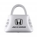 Au-tomotive Gold Purse Shape Key Chain For Honda Accord Chrome