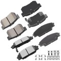 D829 D537 Front And Rear Ceramic Disc Brake Pads For Honda Civic Si 2006 20112000 2000 2009 Acura Rsx Type S Csx S 