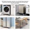 4pcs Anti Vibration Pads For Washing Machine Noise Reduction Feet Shock Absorption Isolation Refrigerator Dryer 9cm Diameter L
