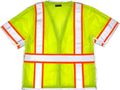 Ml Kishigo 1552 Ultra-cool Polyester Mesh Brilliant Series Breakaway Vest Medium Lime 