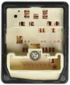 84870-34010 Door Mirror Switch Black Push Button For Toyota Cars And Trucks 12v 1 Way On Off Operation Spade Terminal Mount 