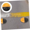 Favomoto 1 Pair Rubber Speed Stop Entry Hump Parts For Concrete Bump Road Accessories Ar Round Asphalt
